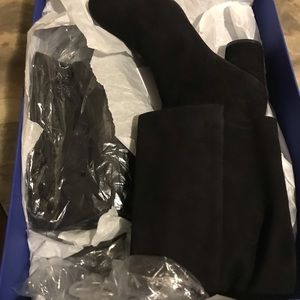 women's eloise 75 almond toe suede boots